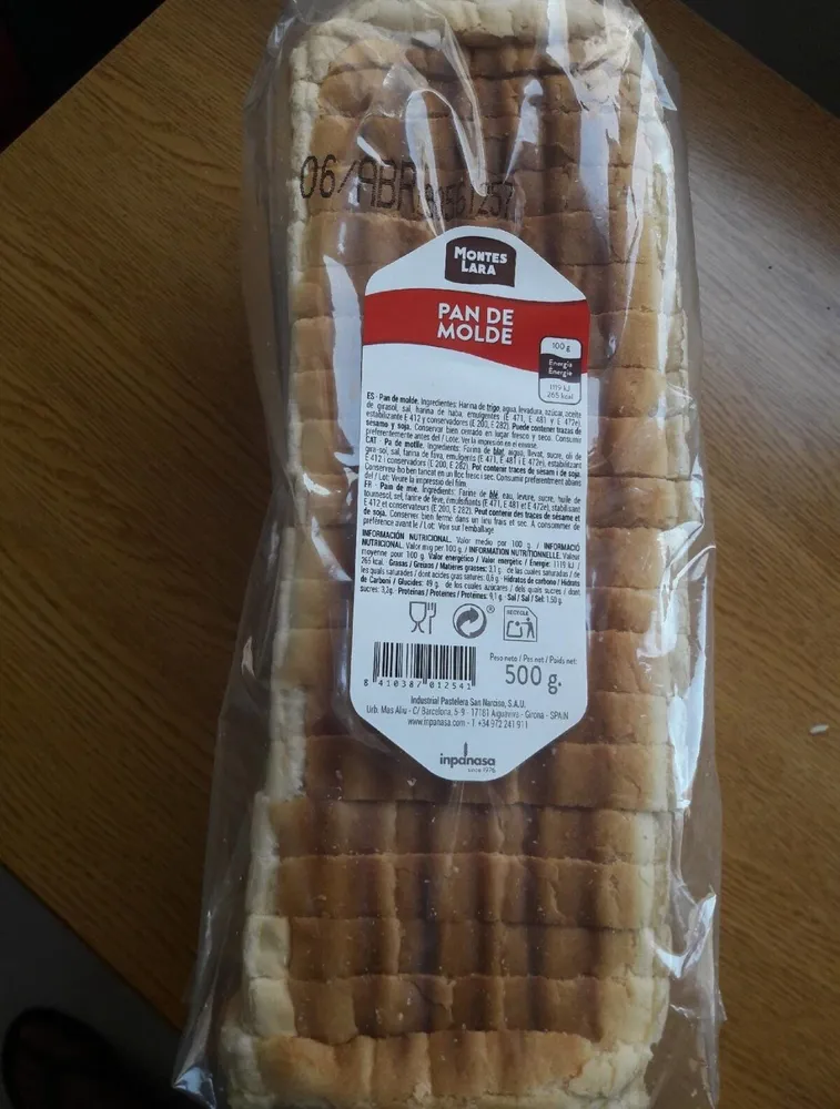 Pan de molde