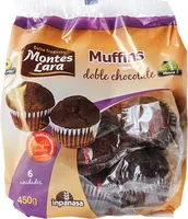 Muffins doble chocolate