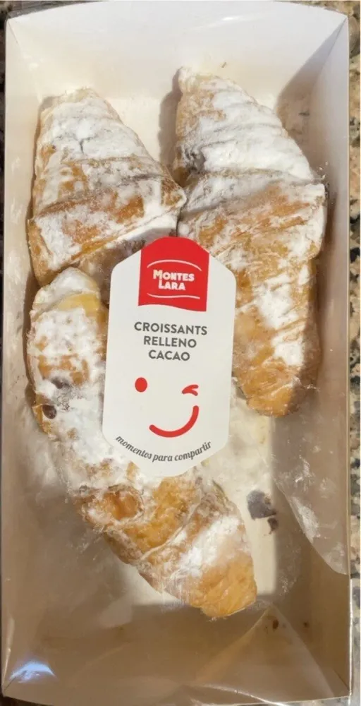 Croissants relleno cacao