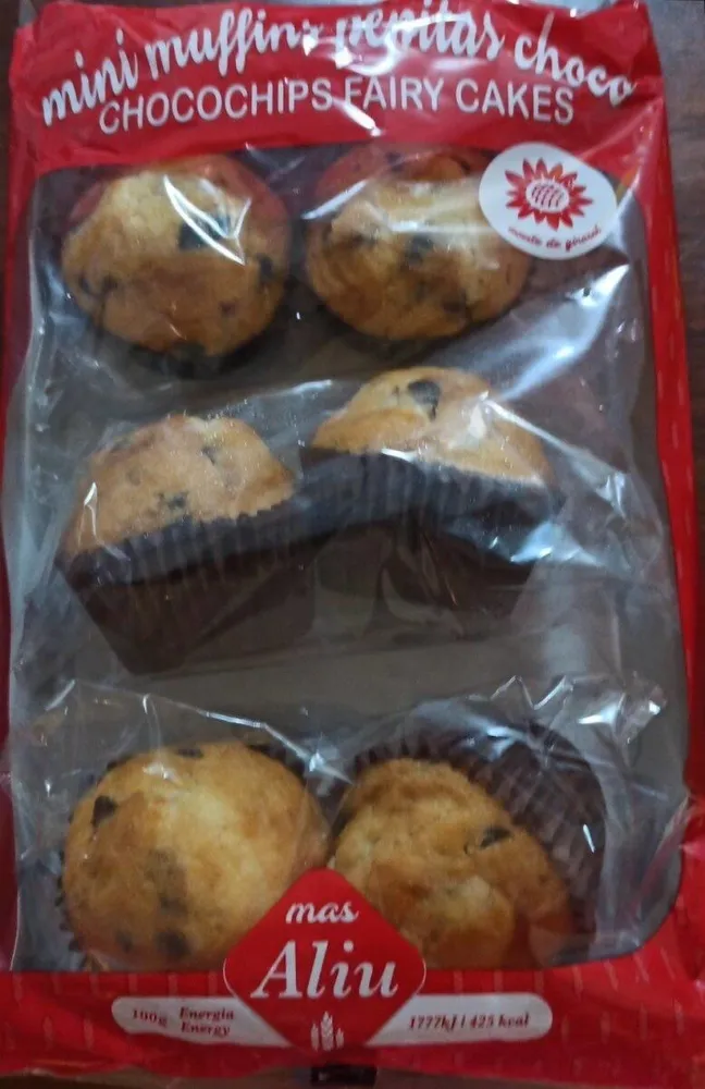 Mini muffins pepitas choco