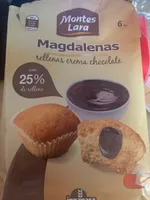 Magdalenas rellenas crema chocolate imp