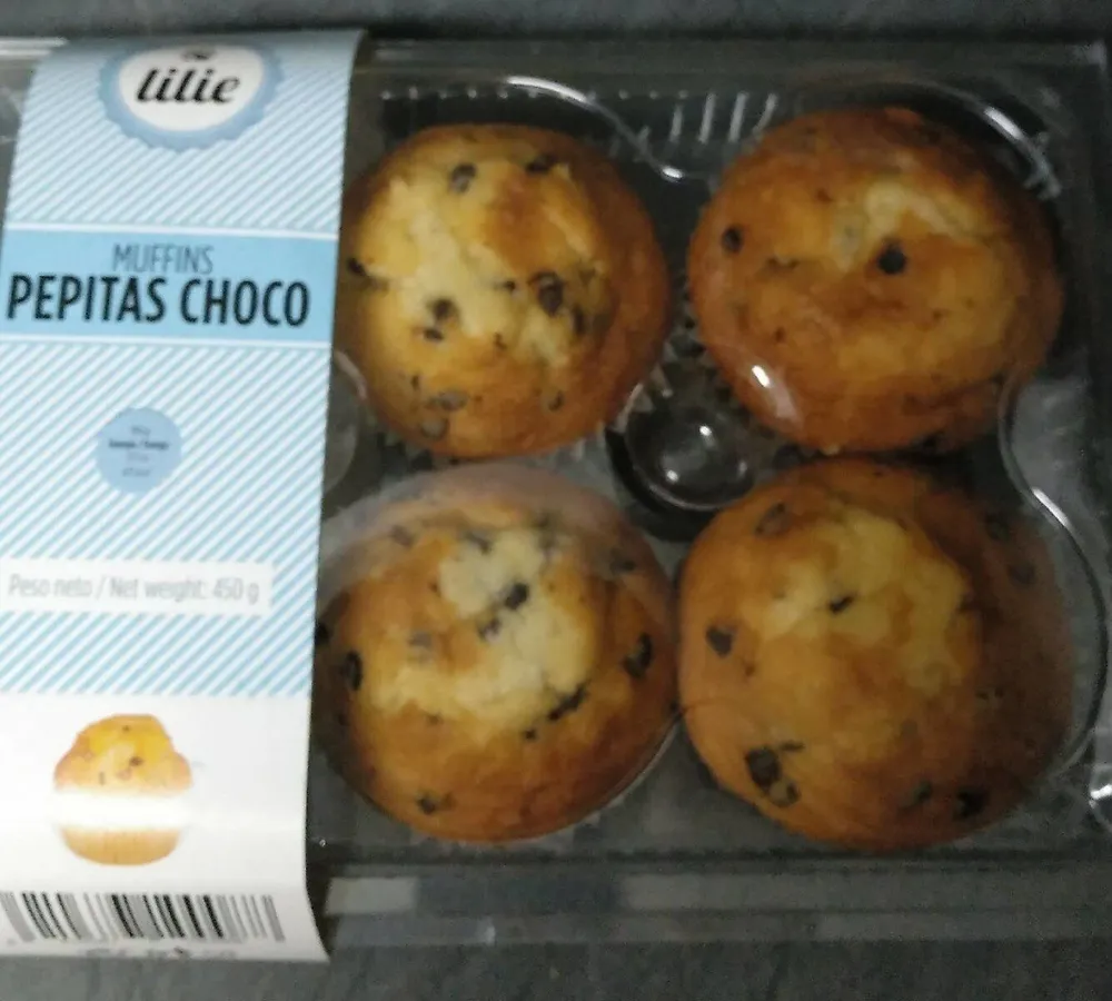 Muffins pepitas choco