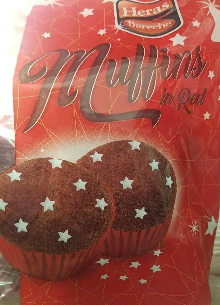 Muffins in red