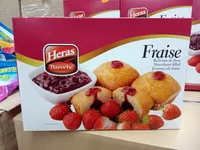Paquets De  Madeleines fourrées Fraise x 24 Individuelle