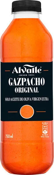 Gazpacho original sin gluten