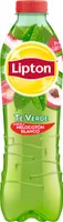 Refresco de té verde sabor melocotón blanco bajo calorías