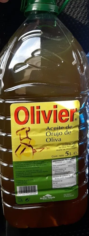 Aceite de orujo de oliva