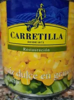 Maiz dulce en grano al vacío