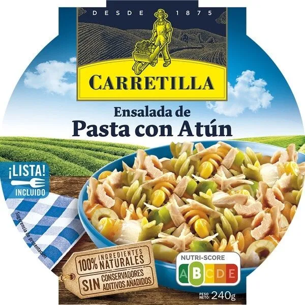 Ensalada de pasta con atún
