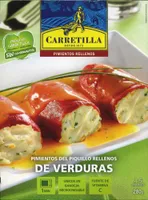 Pimientos del piquillo rellenos de verduras