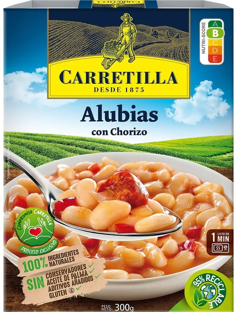 Alubias con chorizo