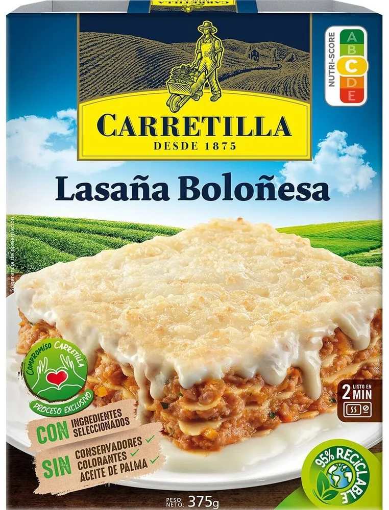 Lasaña boloñesa