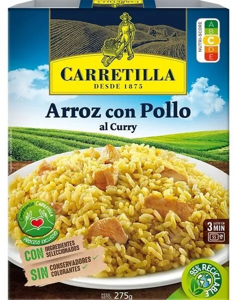 Arroz con pollo al curry