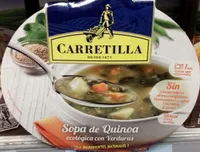 Sopa de quinoa ecológica con verduras