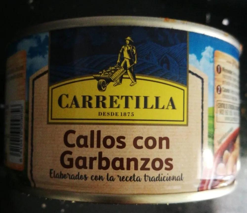 Carretilla callos con garbanzos