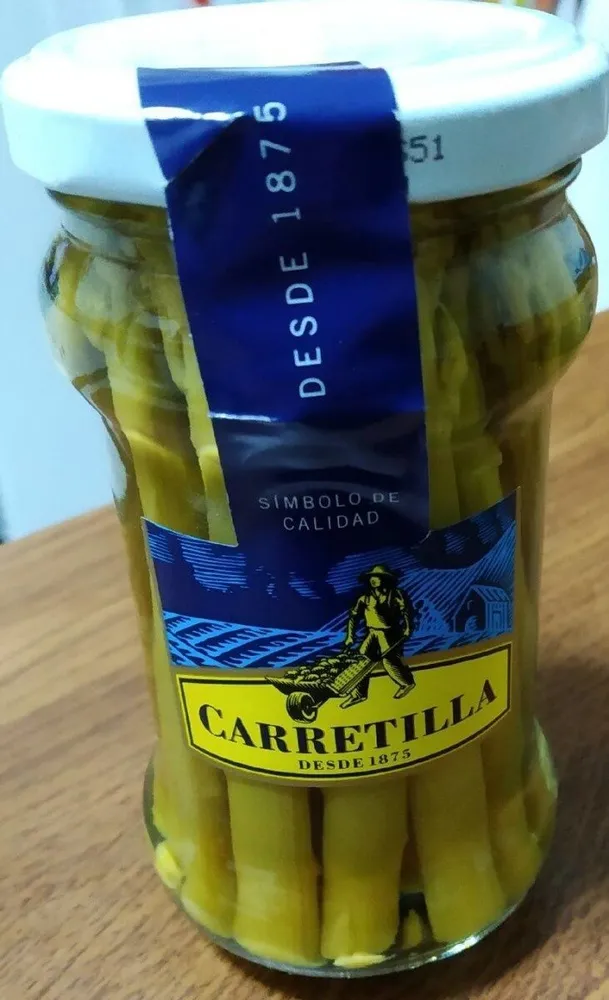 Espárragos verdes cortos
