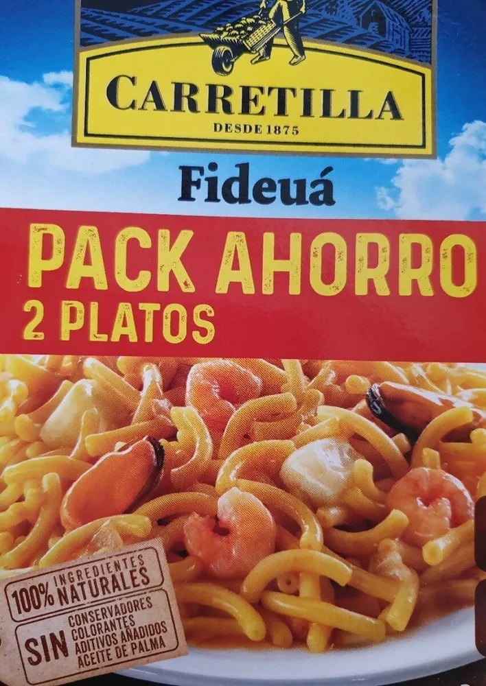 Fideuá Carretilla 2 platos