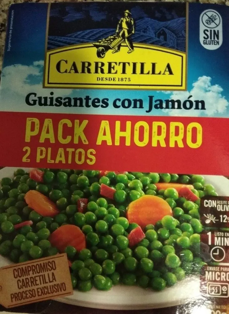 Guisantes con jamón
