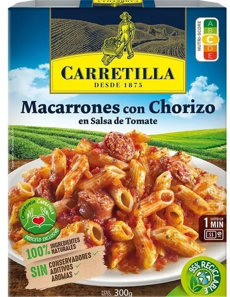 Macarrones con chorizo