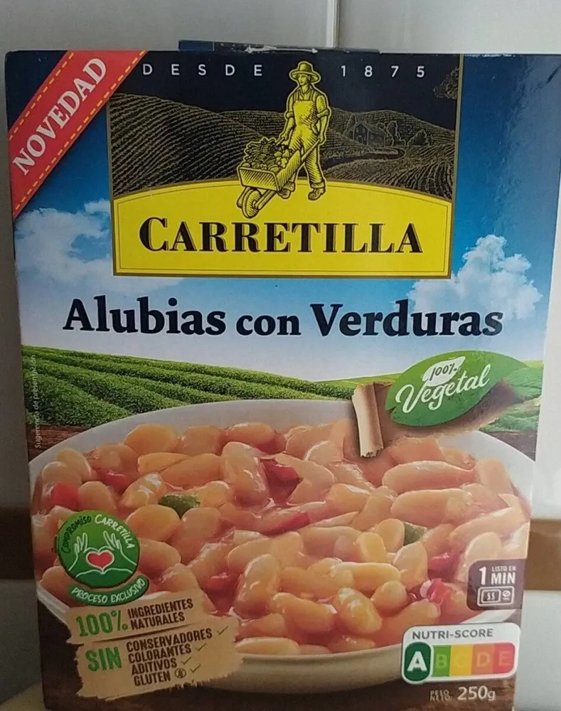 Alubias con verduras