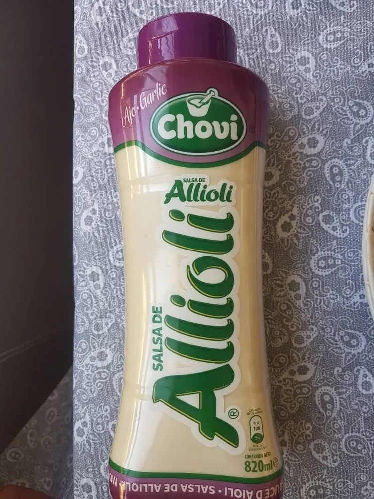 Salsa de allioli