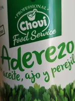 Aderezo de aceite, ajo y perejil.