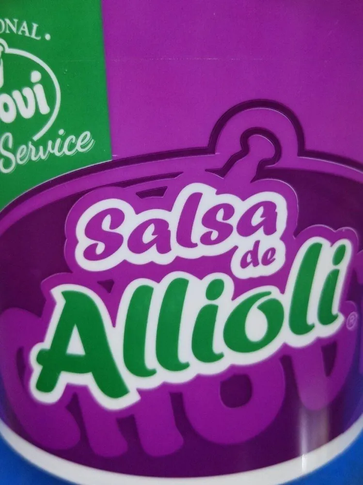 Salsa de allioli
