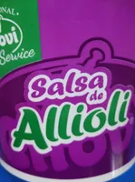 Salsa de allioli