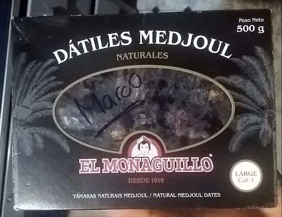 Dátiles Medjoul Naturales
