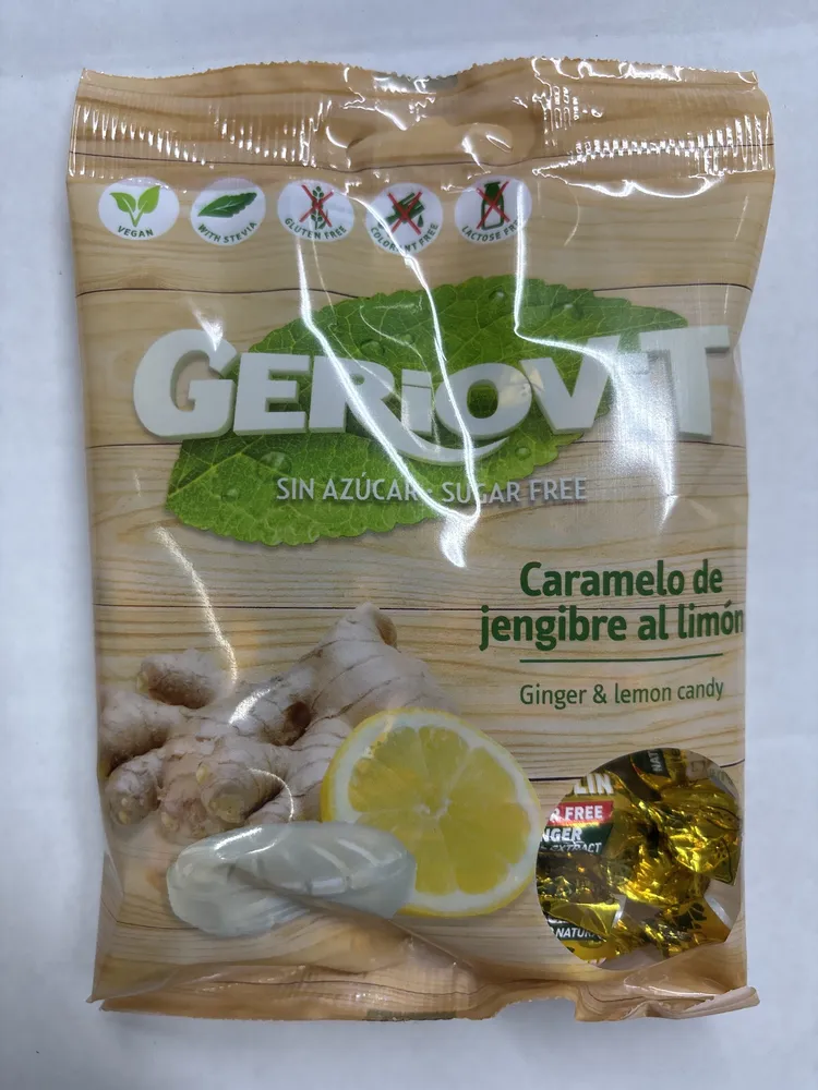 Caramelo de jengibre al limón