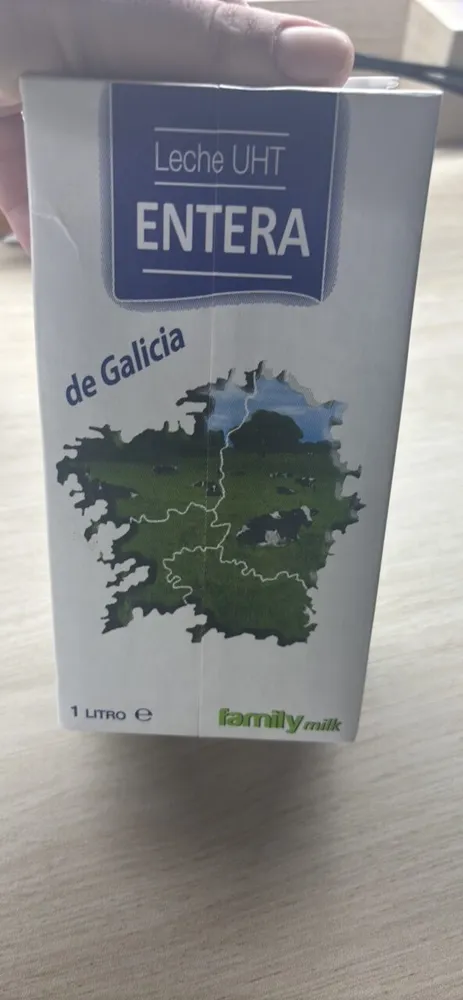 Leche usted entera