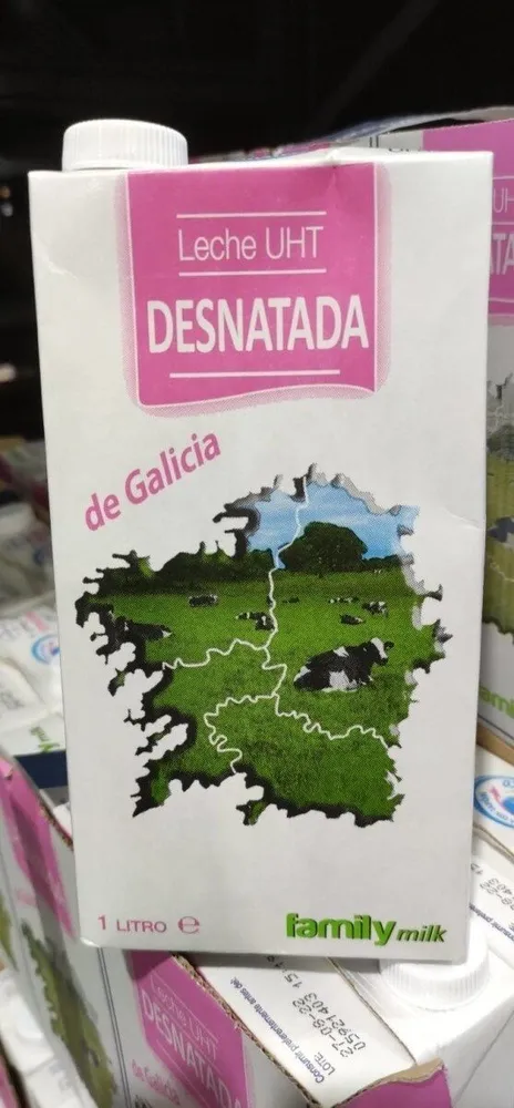 Leche desnatada