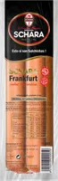 Salchichas frankfurt de cerdo cocidas y ahumadas