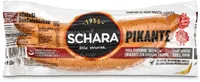 Pikante salchichas cocidas y ahumadas de cerdo