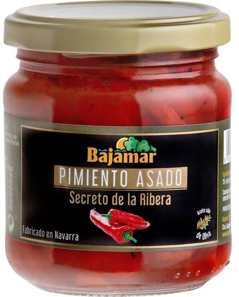 Pimientos asados tiras