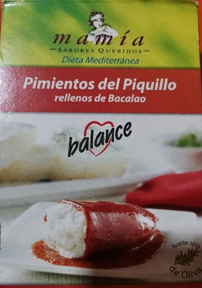 Pimientos del piquillo rellenos de bacalao