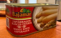 Whole white asparagus