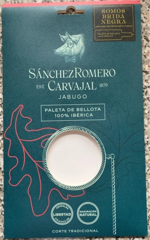 Paleta de bellota 100% Ibérica