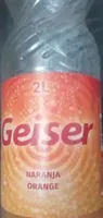 Bebida refrescante de naranja