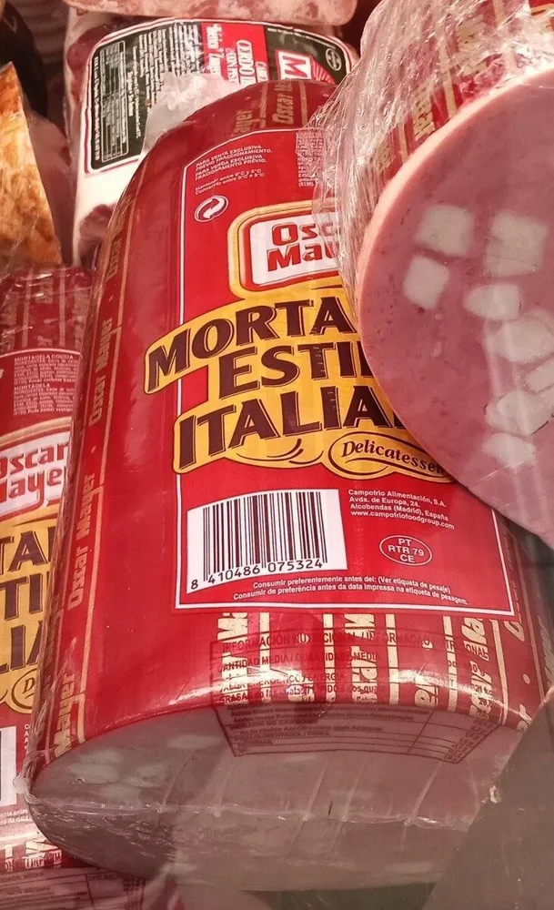 Mortadela estilo italiano