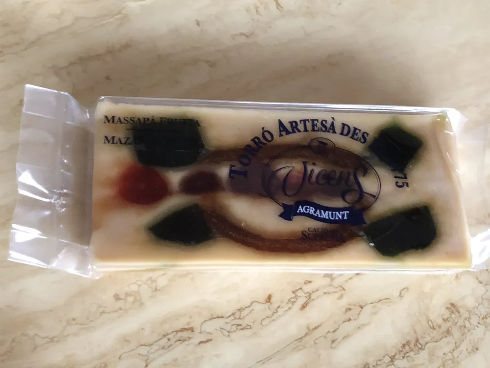 Turrón Mazapán Frutas