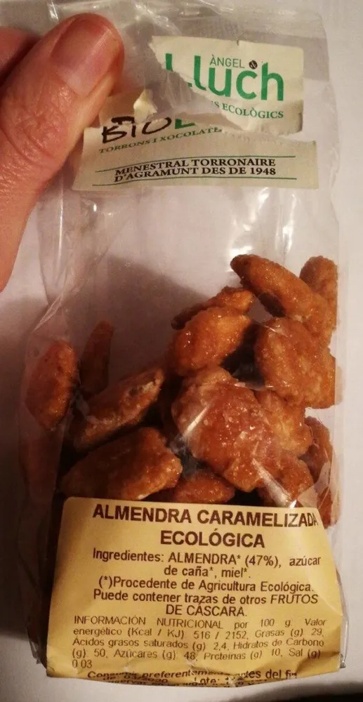 Almendra caramelizada