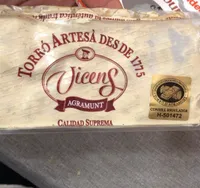 Vicens Torro artesa duro almendras desde 1775