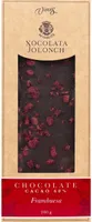 Chocolate bitter con frambuesa
