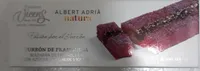 Turrón de frambuesa