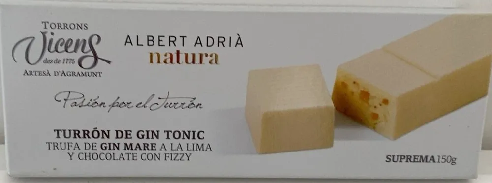 Turrón de gin tonic