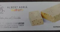 Turrón de arroz con leche