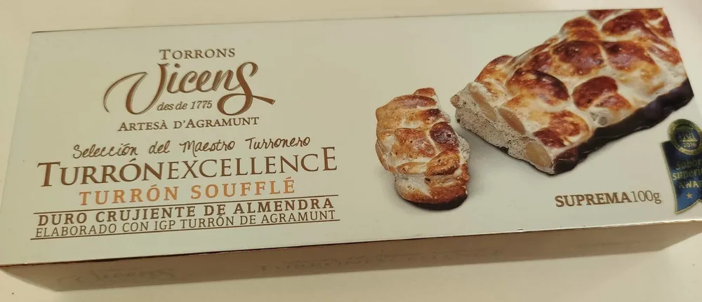Torrón soufflé