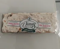 Turrón almendra sin azúcares añadidos