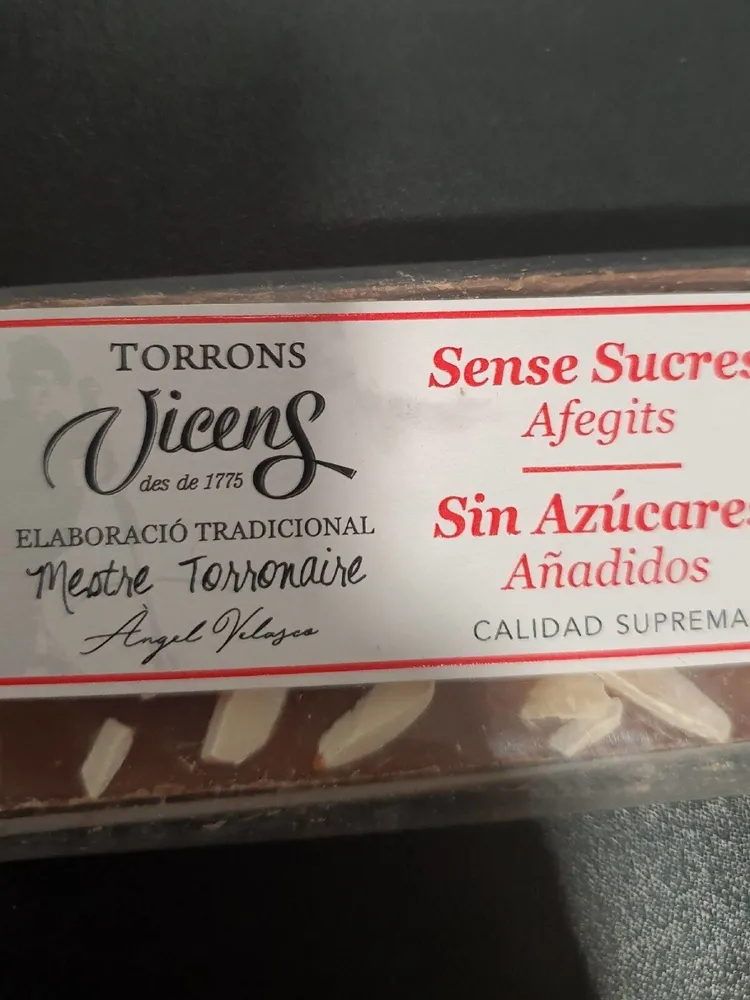 Turrón sin azúcar